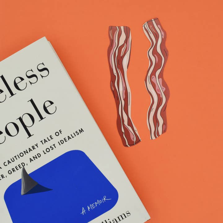 Humdrum Paper - Wholesale Bookmark - Bacon Bookmarks (they're die cut!) 2