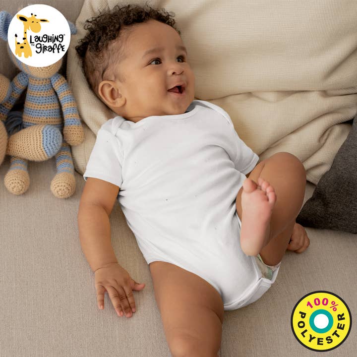 Laughing Giraffe - Wholesale Bodysuit (Non-Footed) - Baby - Baby Short Sleeve Infant Bodysuit Sublimation Blank 6-PACK2