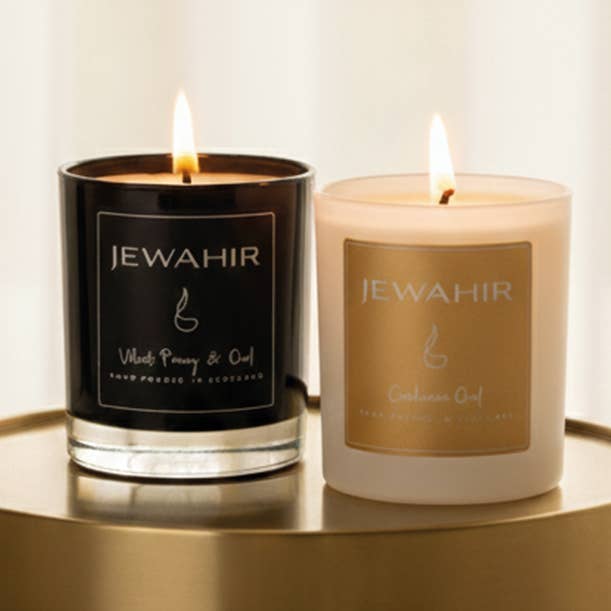 Jewahir Classic luxe geurkaarsen | Tot 45 brandtijd voor wholesale door Jewahir