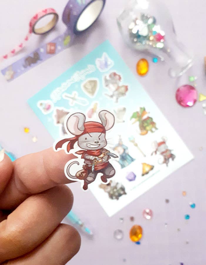 Dreamchaserart – wholesale Klistermärke – Äventyrliga djur klistermärke ark2