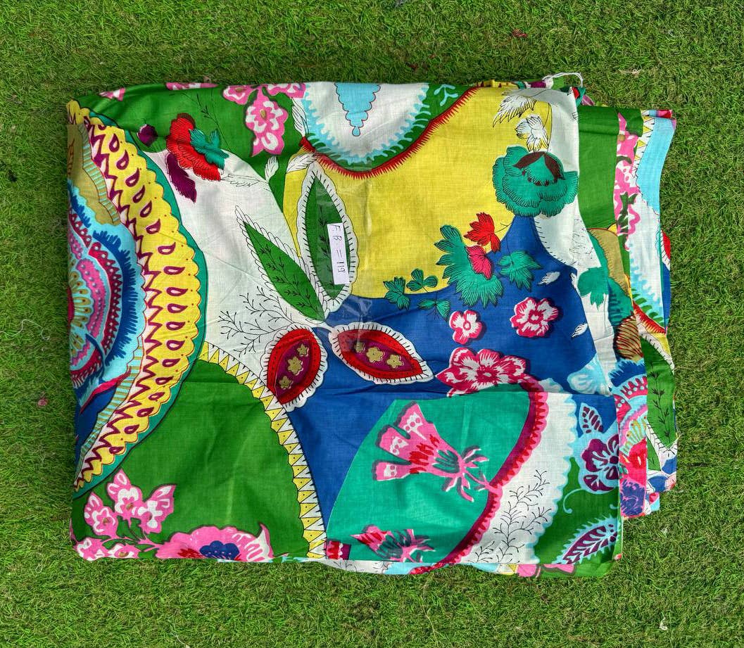 bhavnas boutique - Wholesale Fabric Paint - Luxury Cotton Fabric Block Printed Fabric Women Clothing4