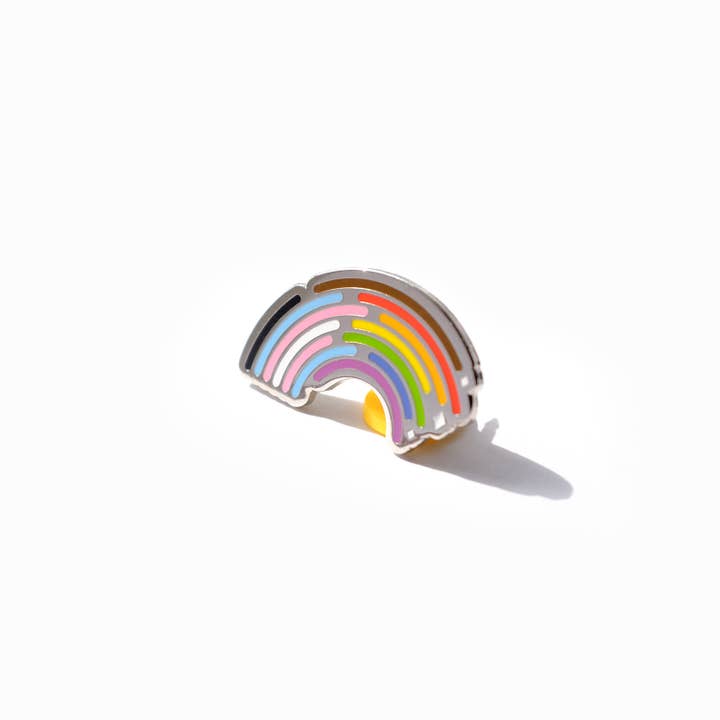 Bianca's Design Shop - Wholesale Lapel Pin/Button - Inclusive Rainbow Pride Pin1