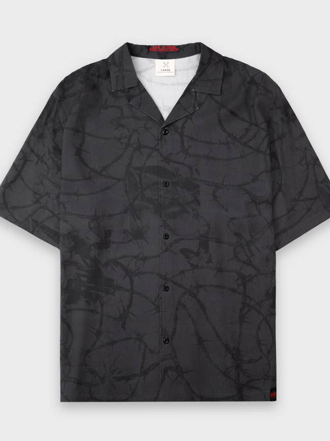 Trespass Shirt - Black for wholesale by Billy Bones Club