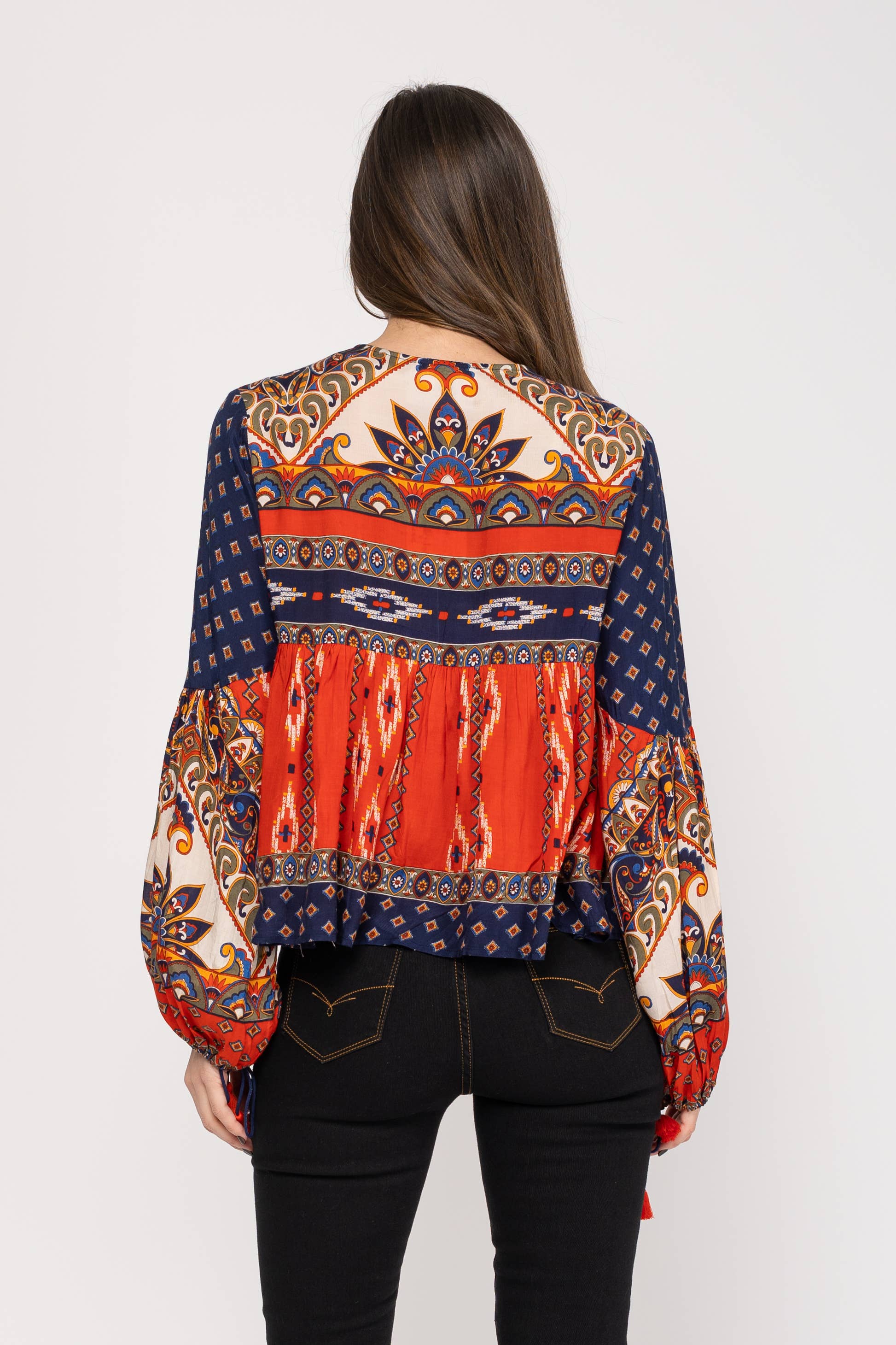 red Blouse PR8131B for wholesale on Faire2