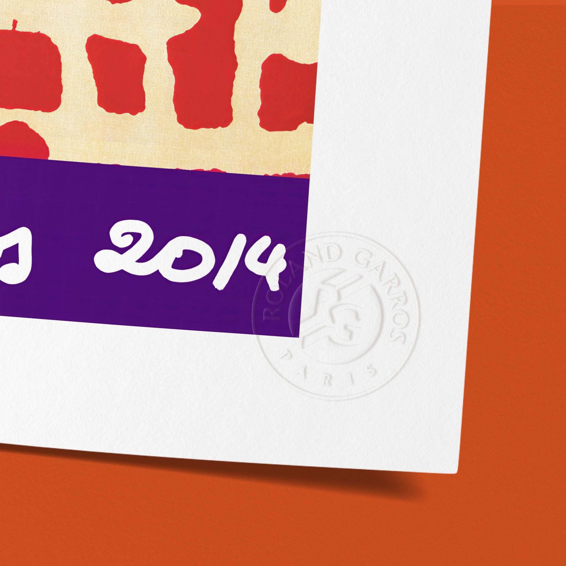 Oneart - Wholesale Poster - Roland-Garros Poster Juan Usle, 2014 - FFT00353