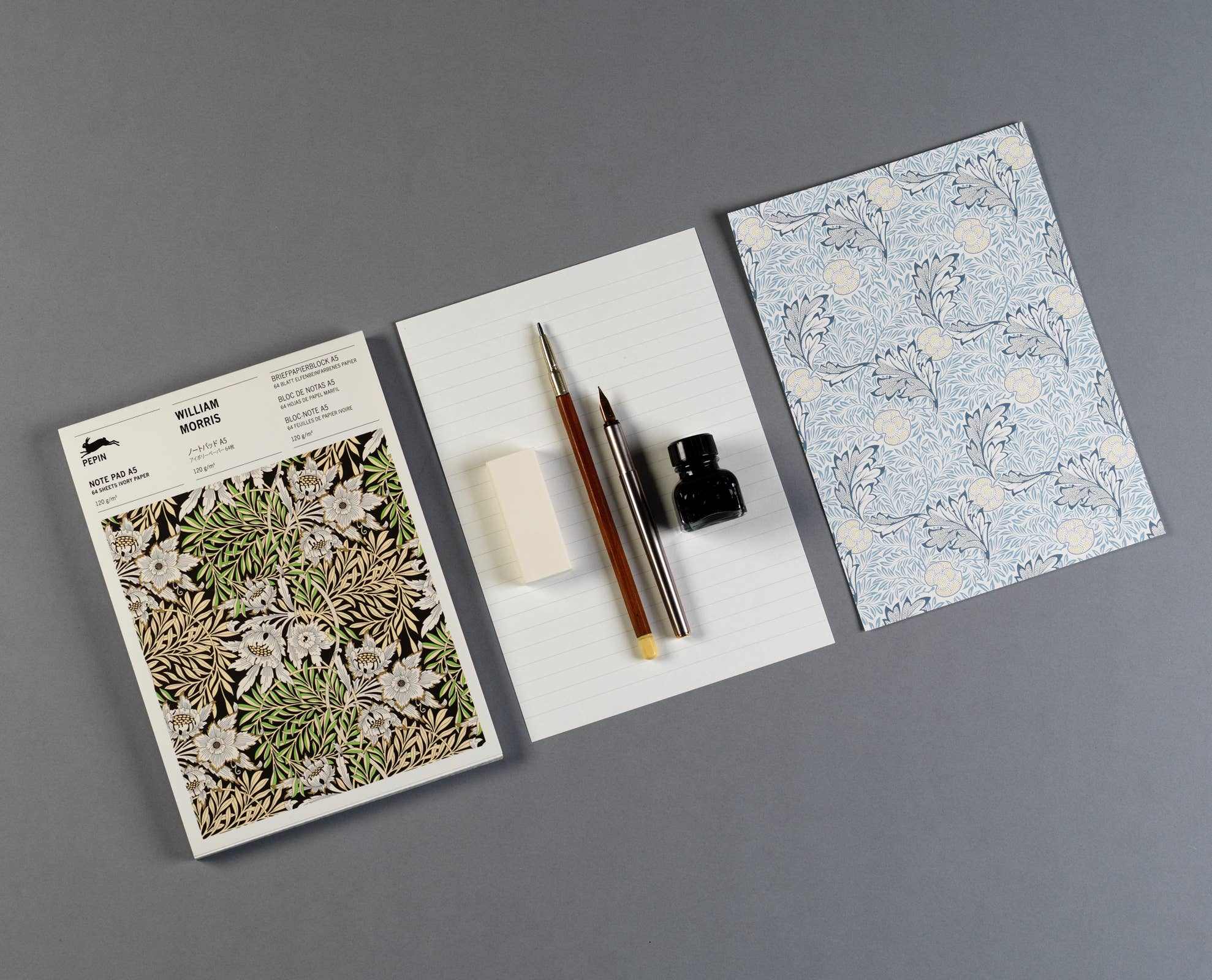 Pepin Press - Wholesale Notepad - William Morris A5 Note Pad & Writing Paper3