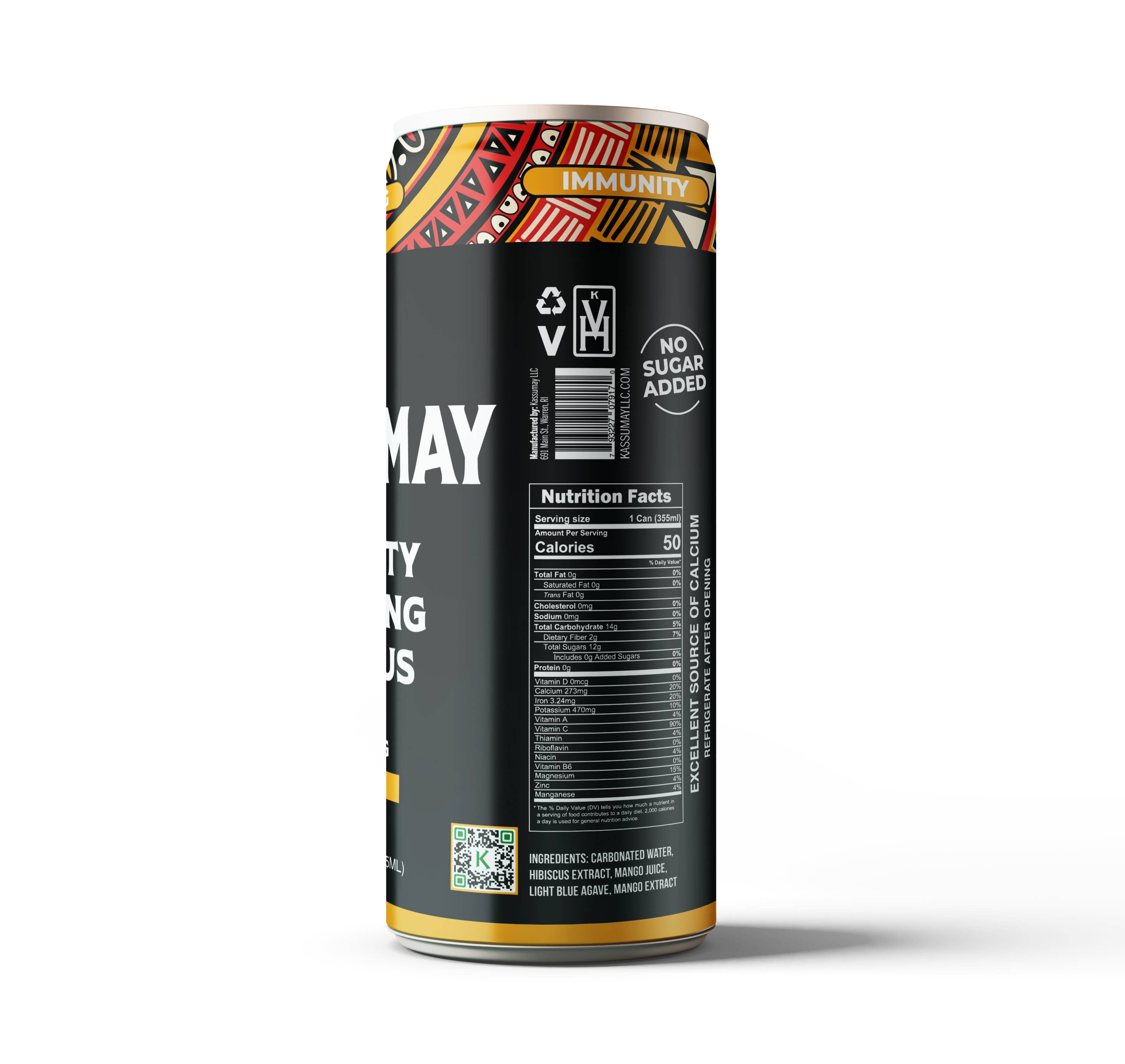 Kassumay LLC - Wholesale Non-Alcoholic Aperitif/Mocktail - IMMUNITY BOOSTING HIBISCUS & MANGO SPARKLING 3