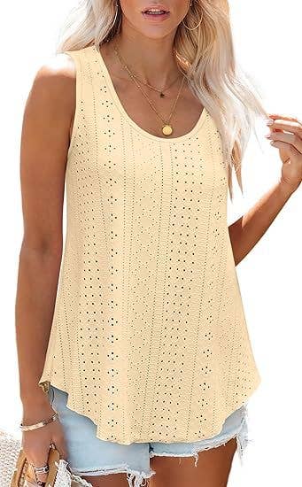 YNIQUE – Top interior – Mulher por atacado – Tops de Verão Camisas Sexy Sem Mangas Camisolas Camisolas Soltas3