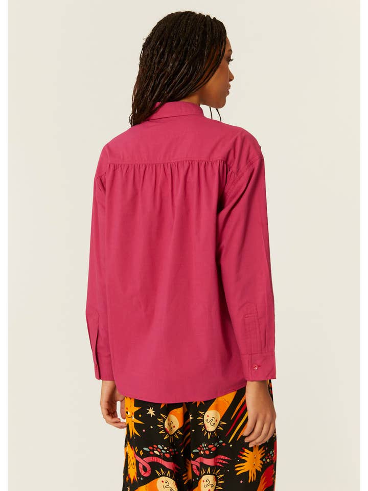 Pepaloves - Wholesale Button Down Shirt - Women's - CAMISA OVERSIZE CEREZA5