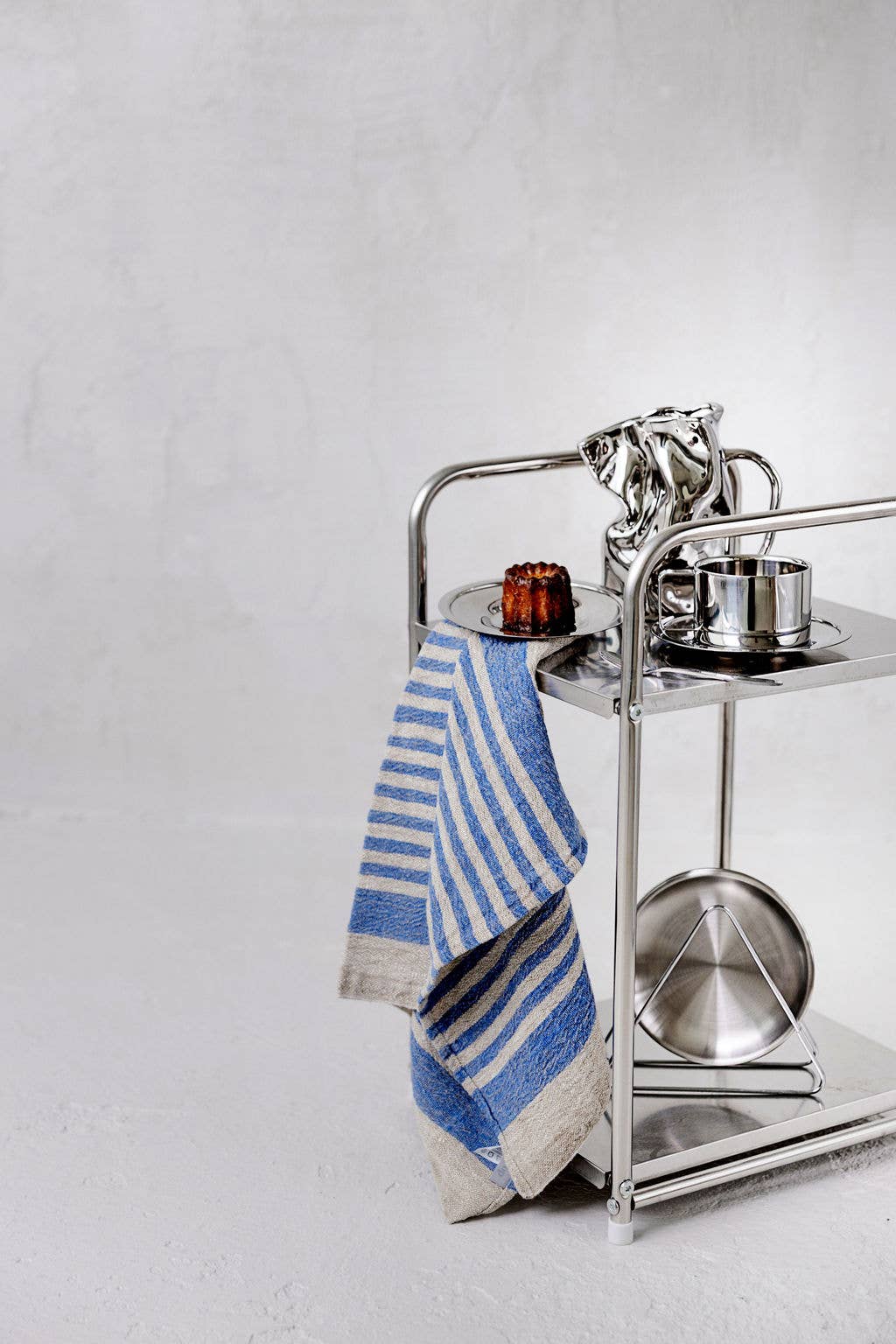 dodesign - Vendita all'ingrosso Strofinacci - Strofinaccio in lino (strofinaccio da cucina) /Strisce in cobalto