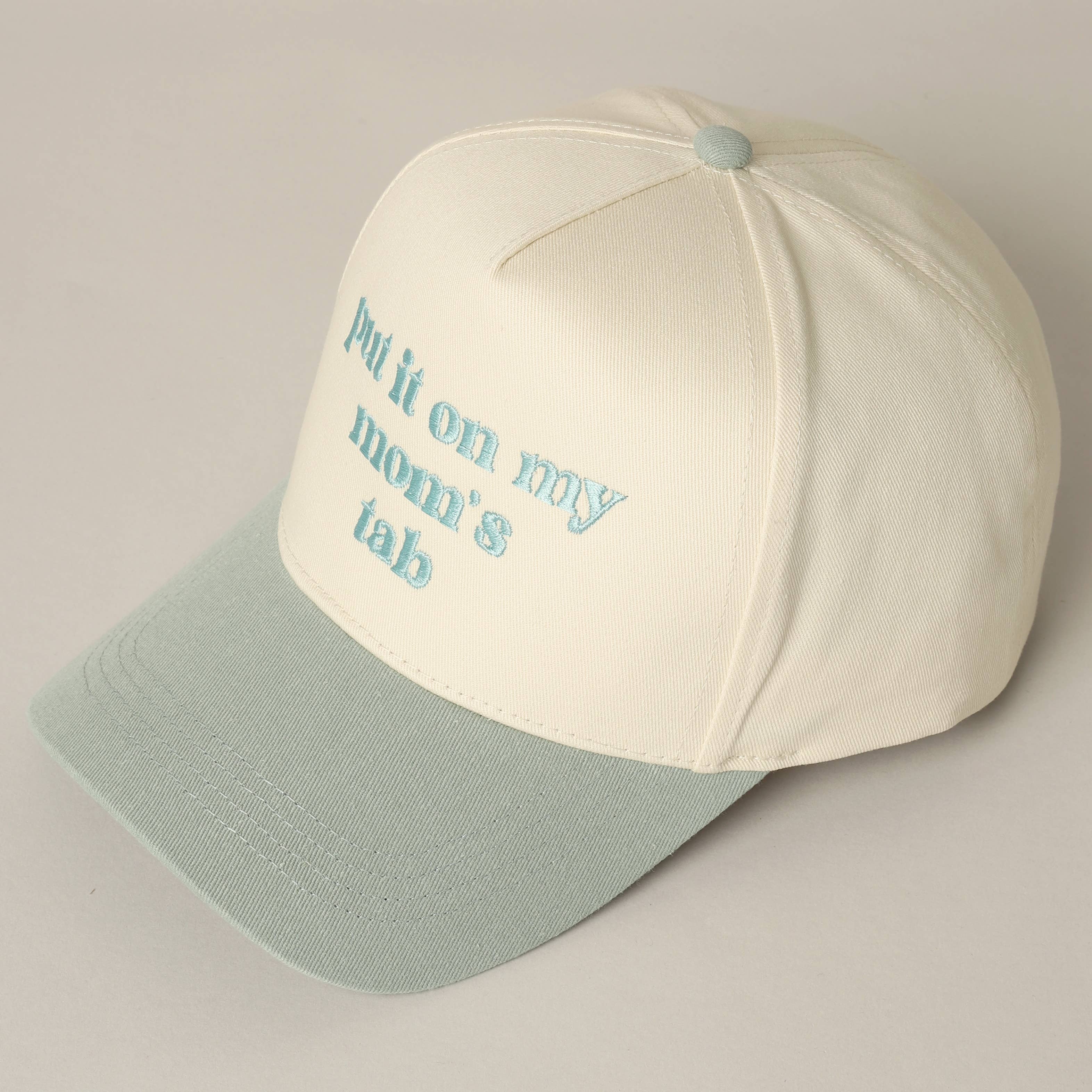 Fashion City - Wholesale Truckerpet - Uniseks - Zet het op de rekening van mijn moeder geborduurde tweekleurige hoed20