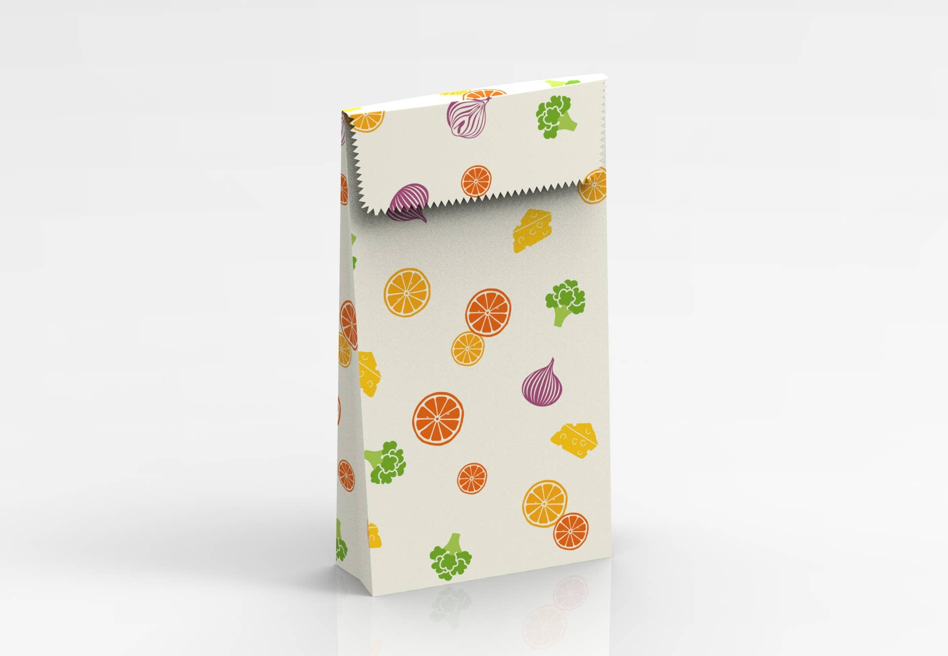 NUTS Innovations - Wholesale Lunch bag/box - beeswax lunch bag with vegetable & fruit design