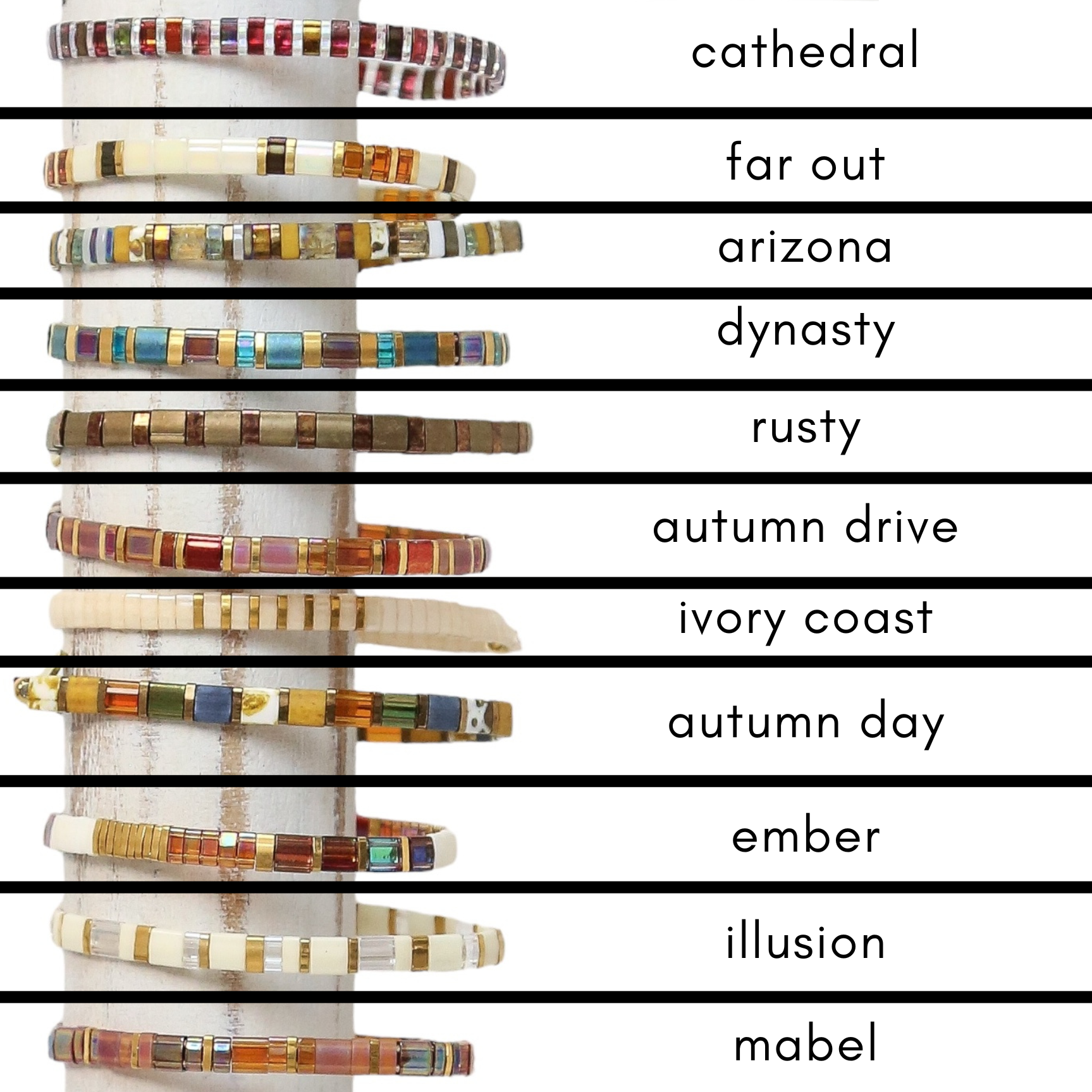 Mack & Rex - Wholesale Beaded Bracelet - PAINTED MESA - Tila Bead Bracelets12