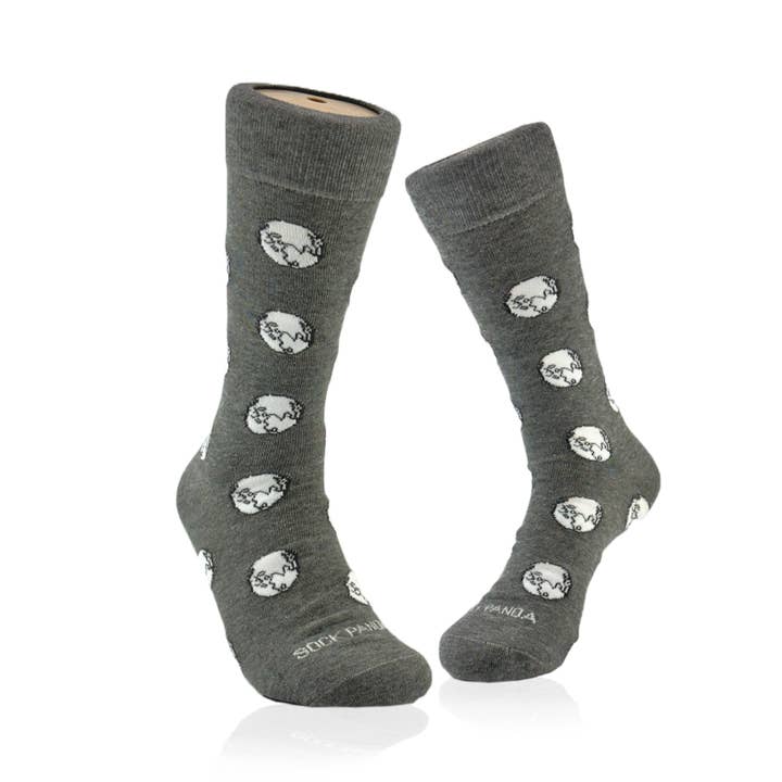 Chaussettes motif Terre de Sock Panda (Adulte Grand - Pointures Homme 41-46) pour la vente par Sock Panda