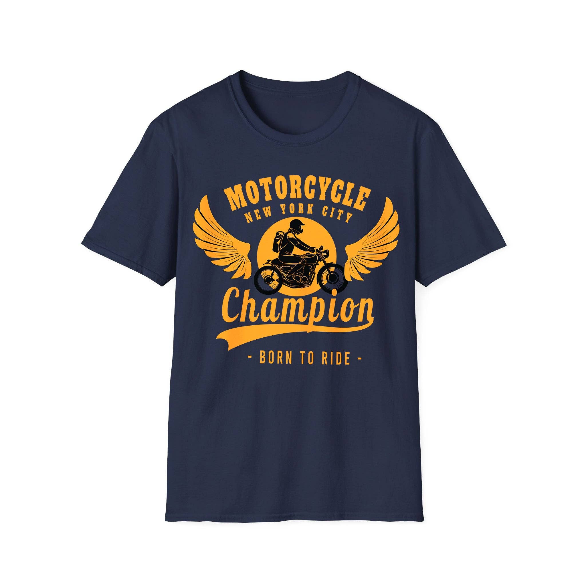 Emogifts - Wholesale Screen Printed T-Shirt - Unisex - Motorcycle Champion T-Shirt3