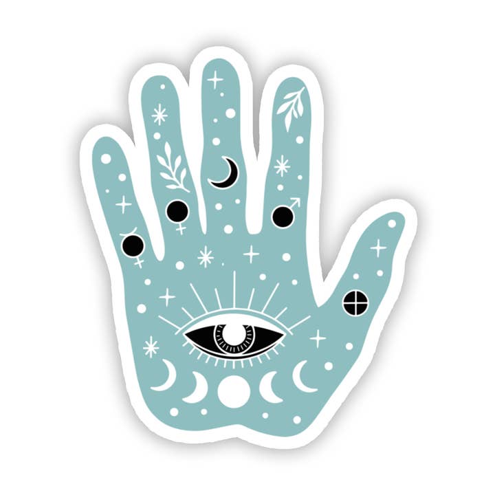 Evil Eye | Hamsa Hand | Mindful | Waterproof Sticker | 3" for wholesale by Rebel and Siren Stickers