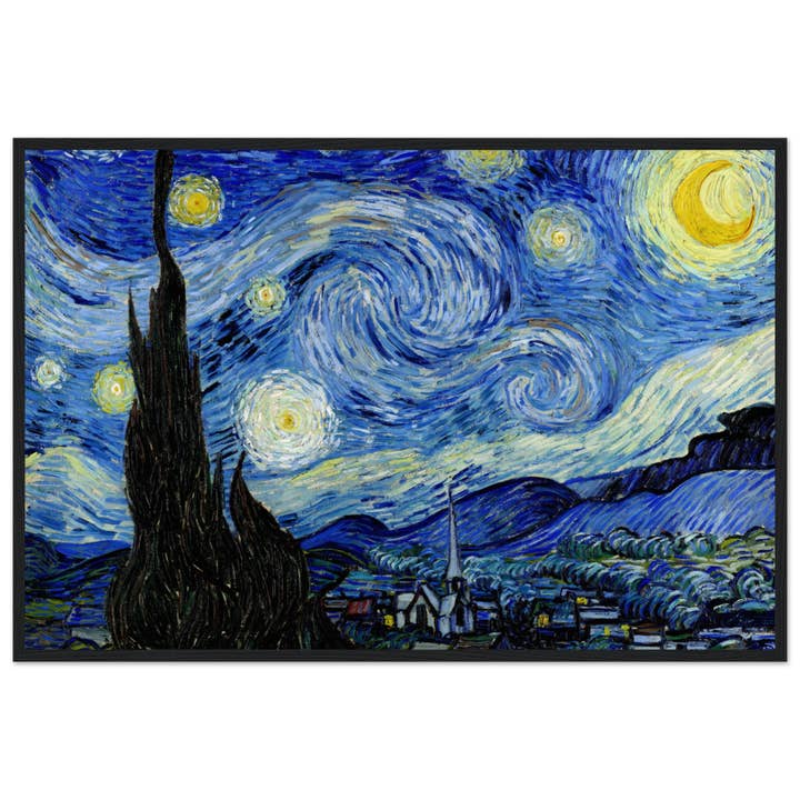 Art-O-Rama Shop – Engroshandel Plakat – Van Gogh - Stjernenatten, 1889 Kunstplakat