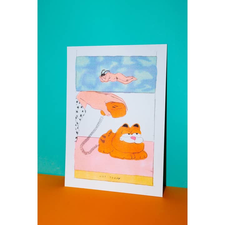 KIBLIND Atelier - Venta al por mayor Pósteres - Póster A3 - Melek Zertal - Garfield1