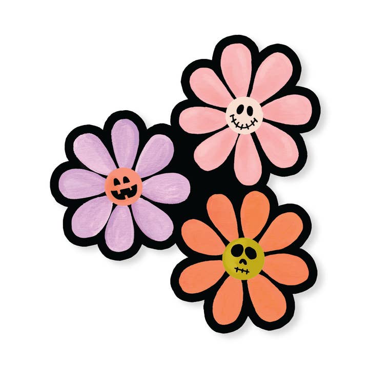 Spooky Flowers | Halloween Sticker for wholesale by Isabella MG