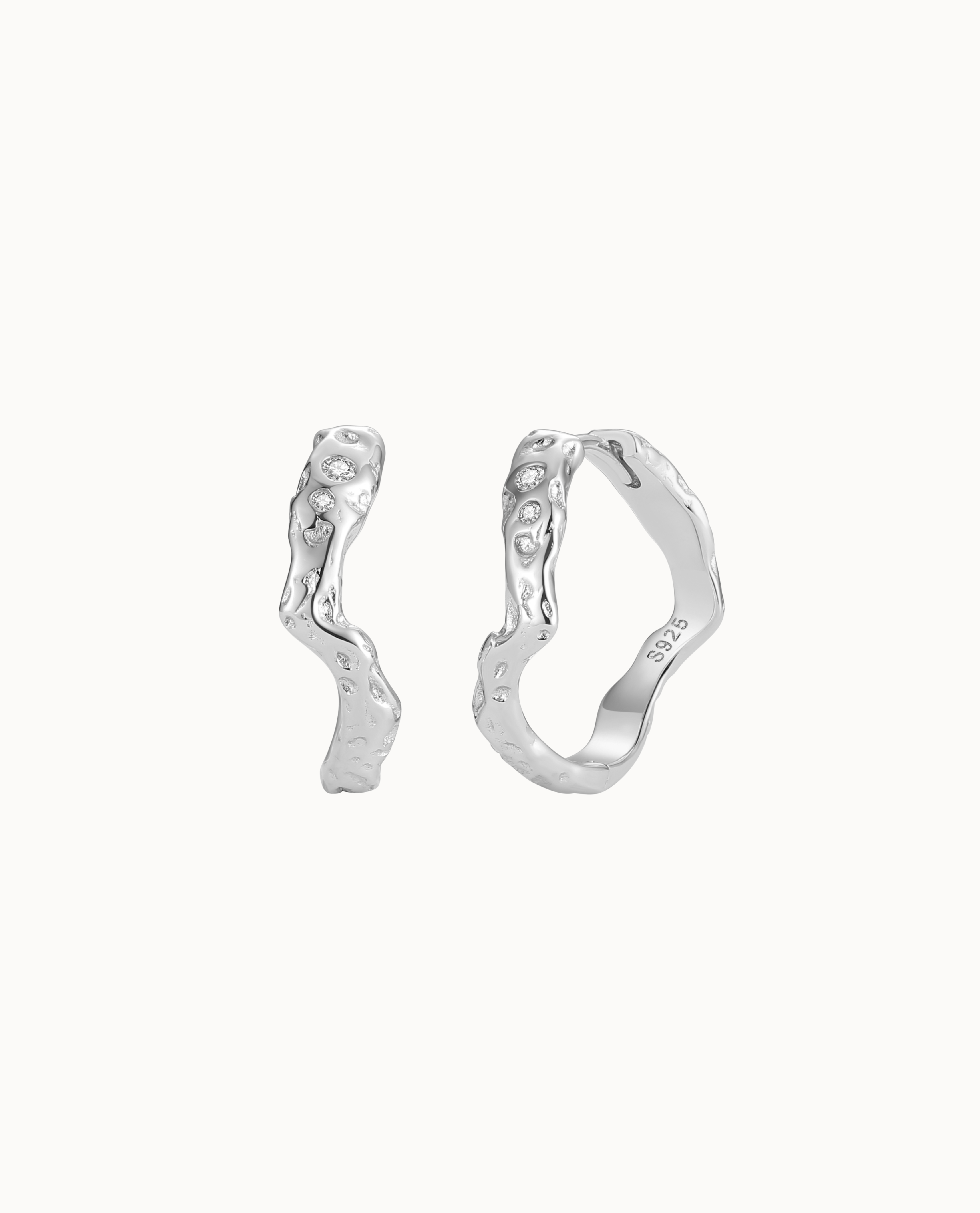 Nava Copenhagen - Vente Créoles - Boucles d'oreilles Saba - Argent0