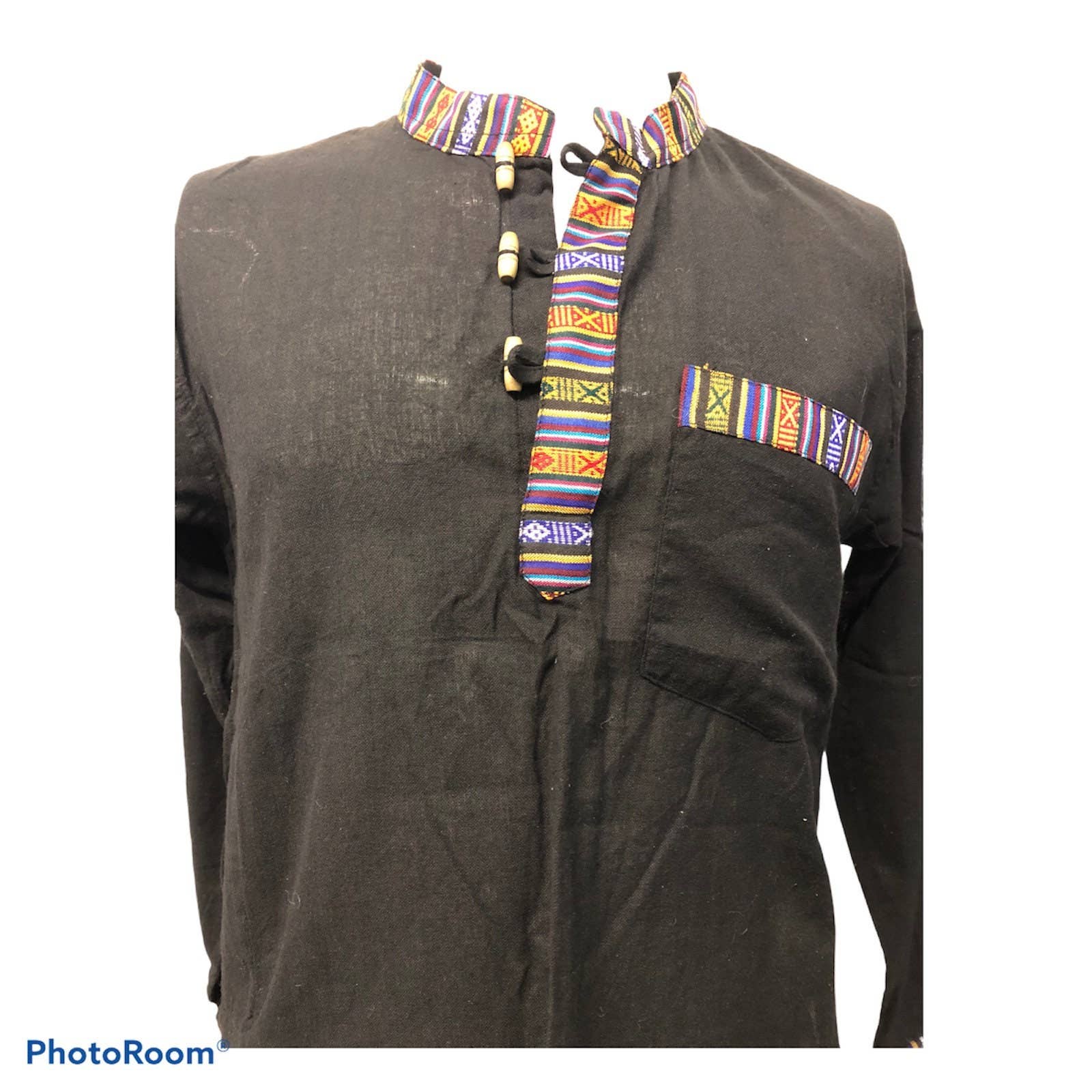 Funky Yak Ltd – wholesale T-shirt – Unisex – Traditional Bhutani Cotton Full Sleeve Unisex Kurta Top4