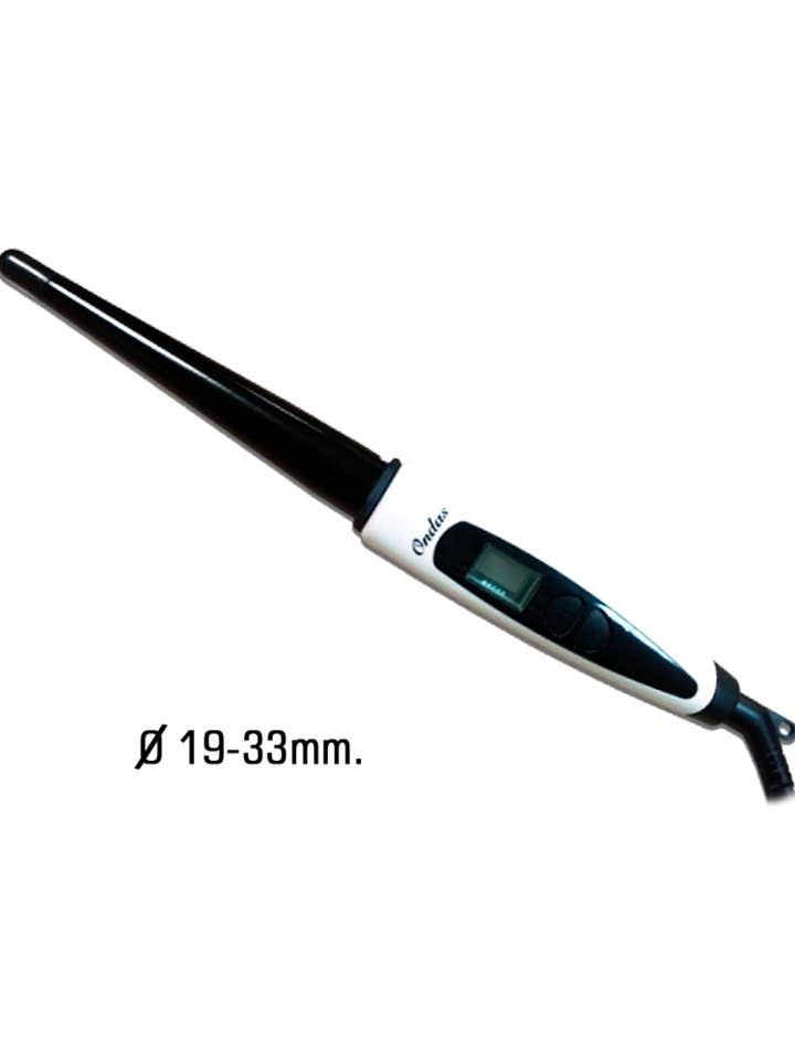 Conical tong for curls and waves 19-33mm. ref. 01355 for wholesale by sesioMWorld - M·O·I Professional