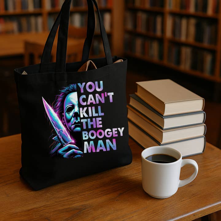 Neon Boogey Man Tote Bag for wholesale by JAC Wholesale