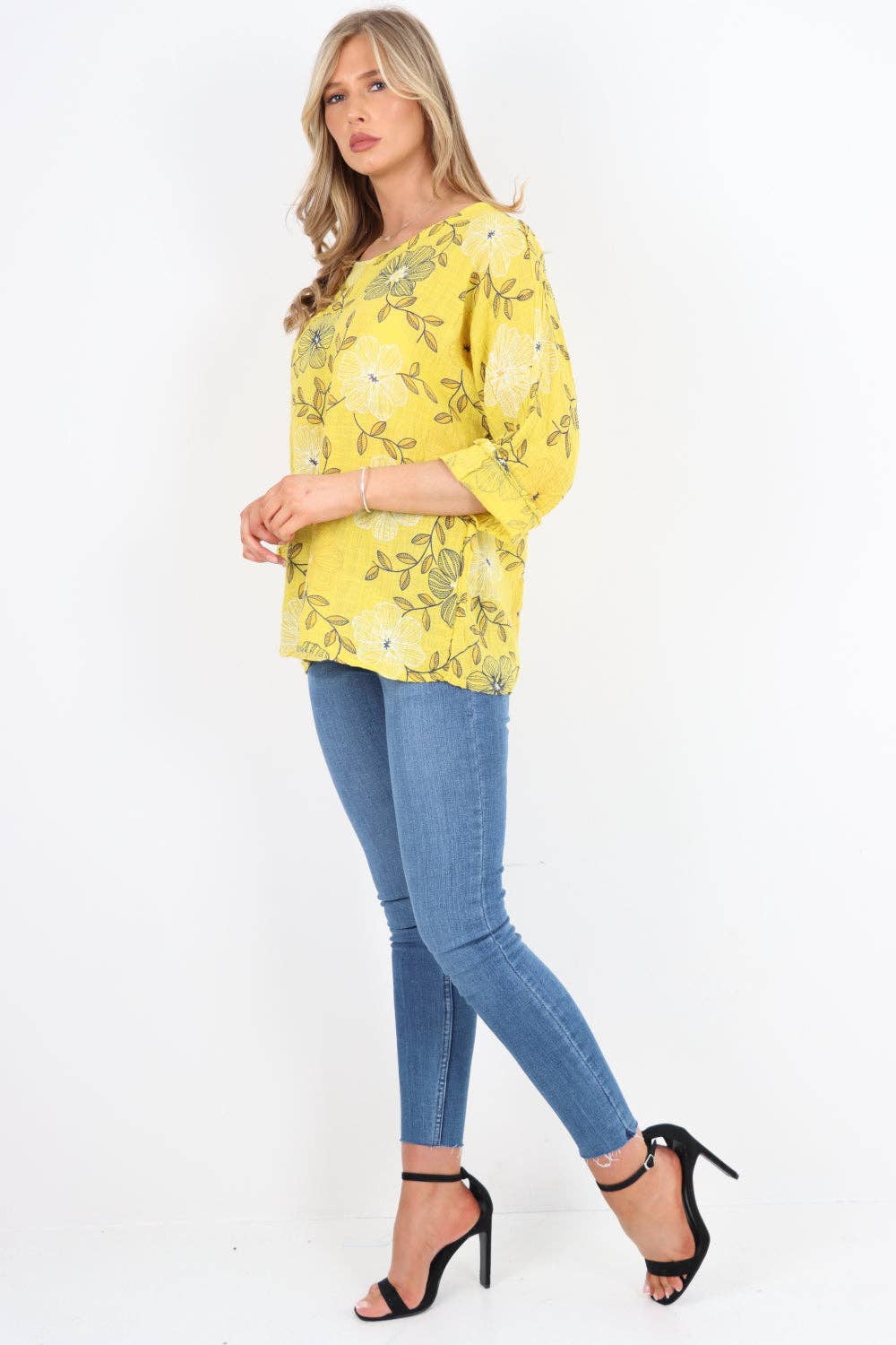 Miss Bold – Engroshandel Tunika - Dame – Italiensk bomuldsoverdel med blomsterprint53