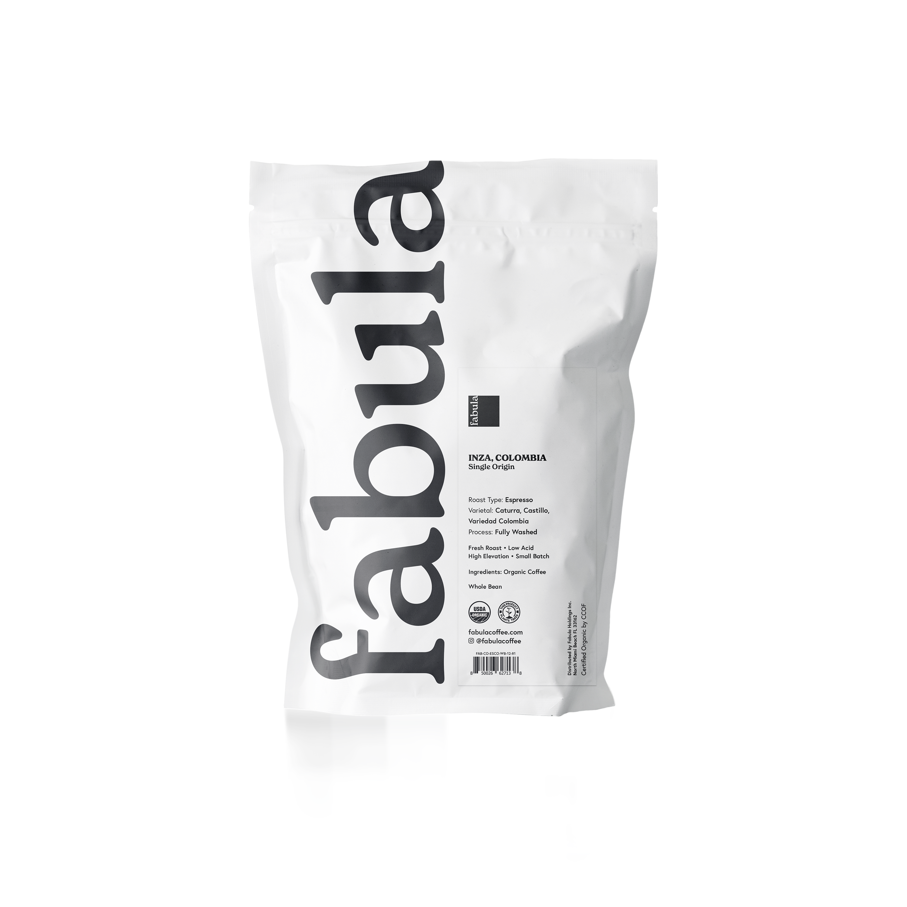 Fabula Coffee - Wholesale Coffee Beans - Espresso Roast, Whole Bean, 5 lbs., 1 Bag2