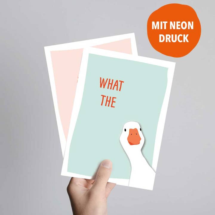 Postal com What the Duck por atacado de Fritzante