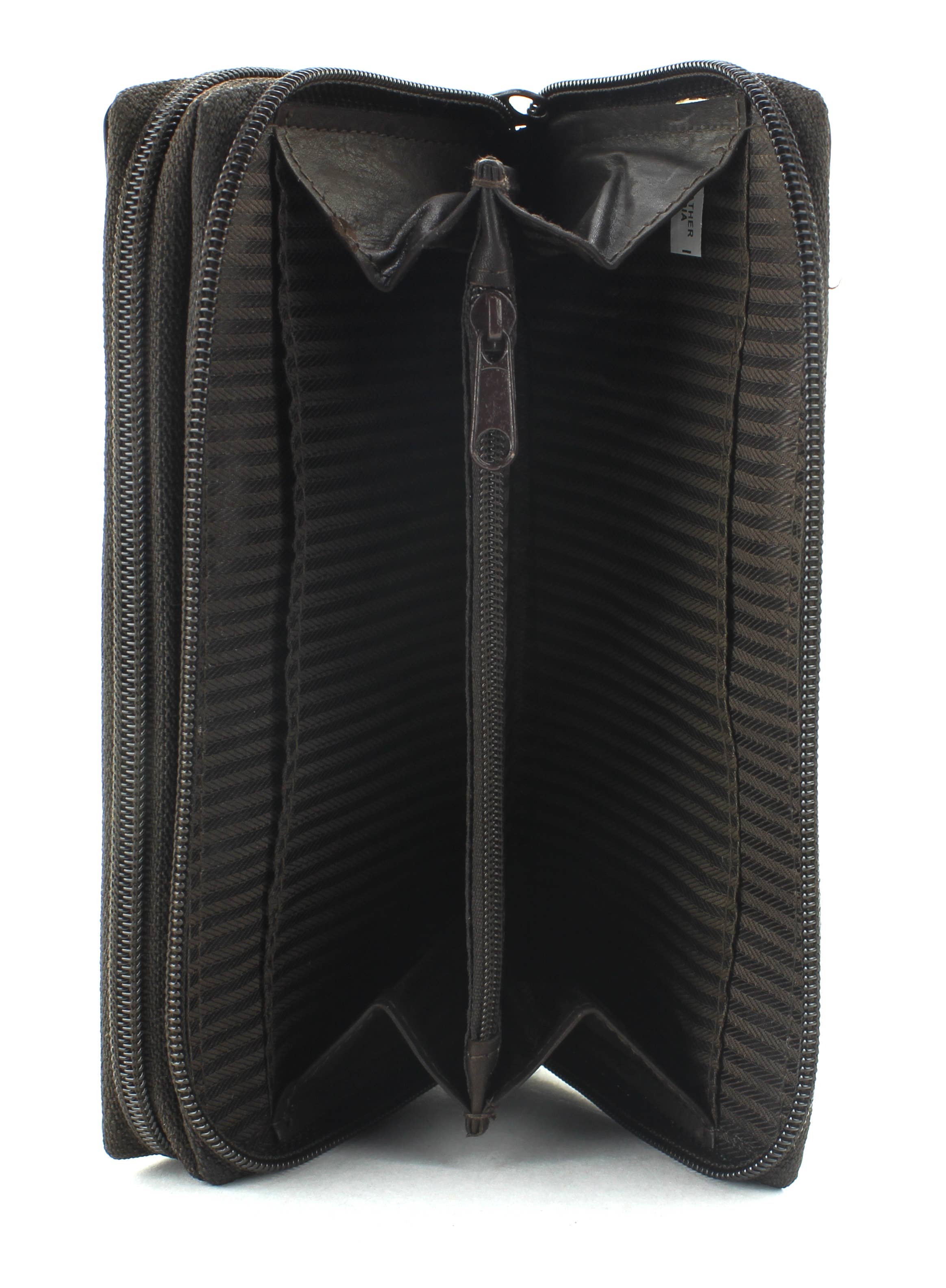 Leather Impressions Inc - Wholesale Wallet - Women's - Double Zipper Women's Clutch 155857