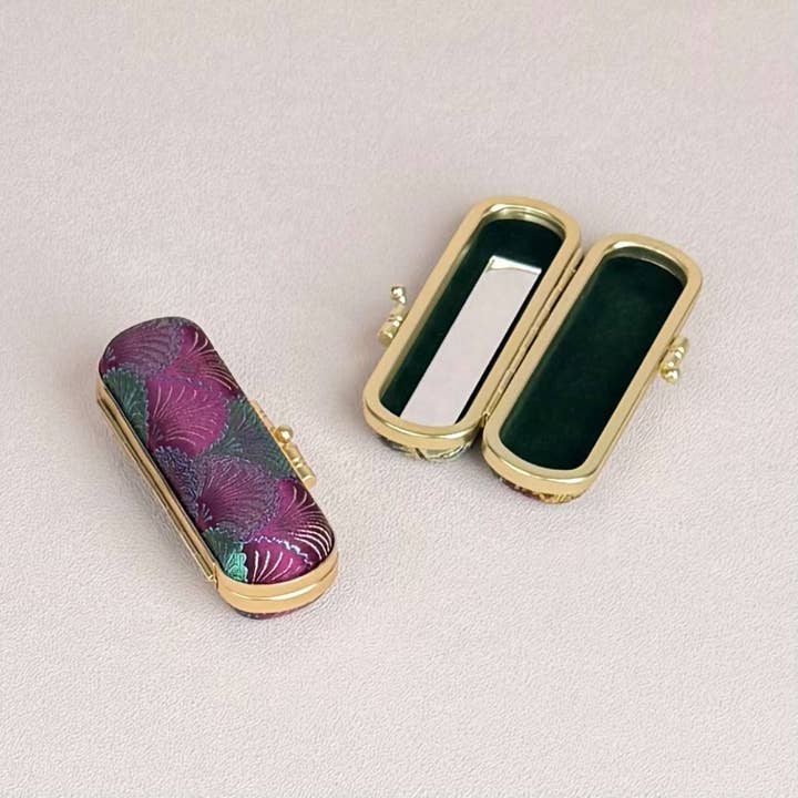 Cathayana - Wholesale Lip Balm Case/Holder - Seashells Lipstick Case / Holder
with Mirror2