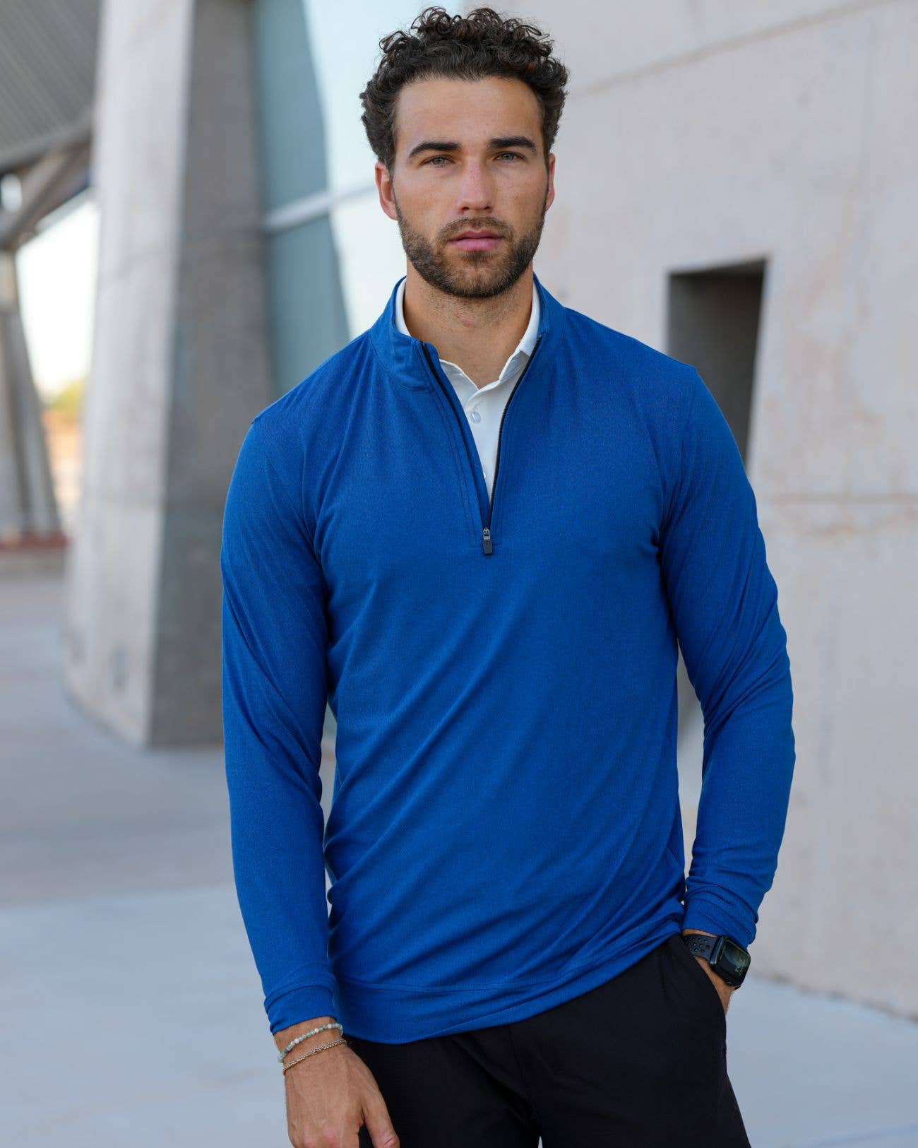 USA Palm – Polo - Homem por atacado – Fecho de 1/4 Mesclado34