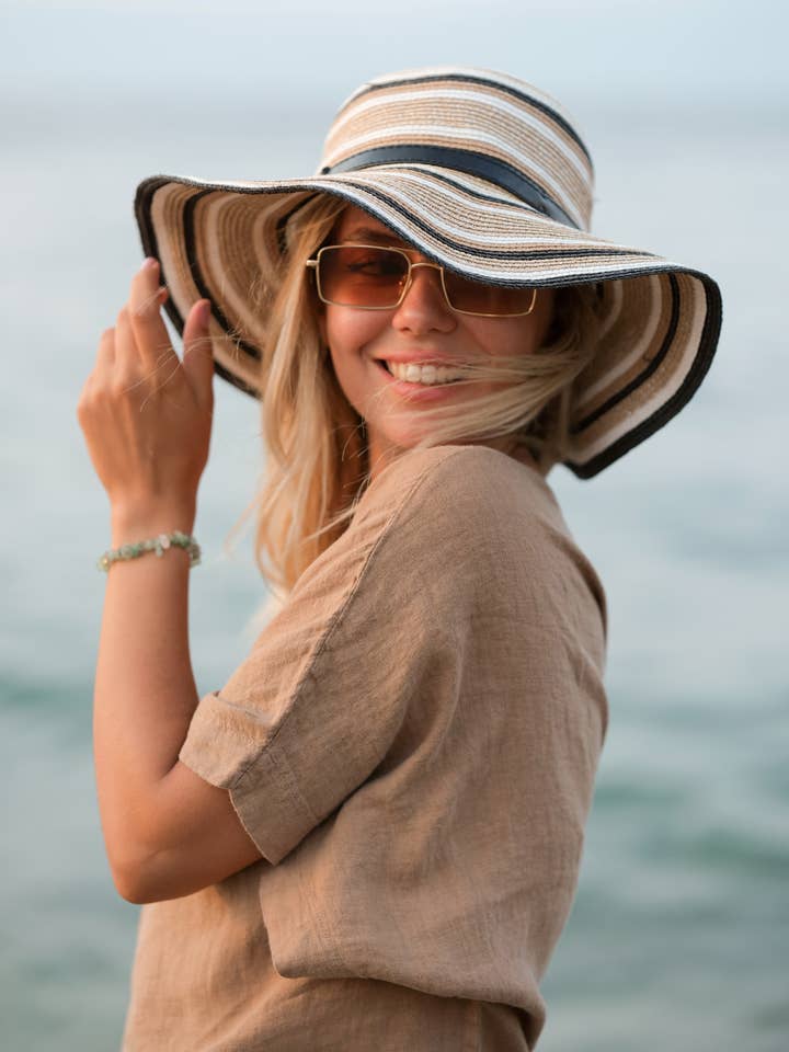 Moa - Wholesale Blouse – Women’s - Pure Linen White Top6