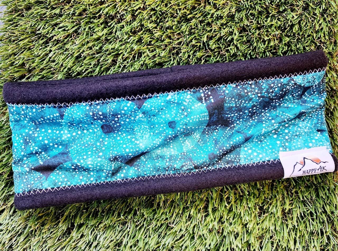 HappyAK Handmade Headbands and Neckwear - Vente Bandeau – femme - Bandeaux doublés en polaire (thème côtier) - Lot7