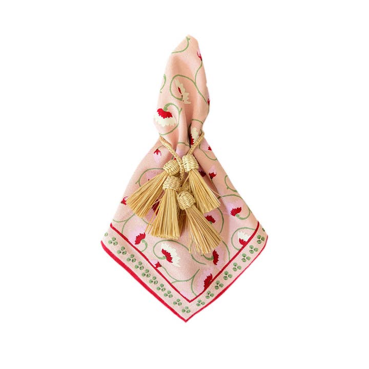 La Leccia Tassel Napkin Ring for wholesale by Casa Stilo