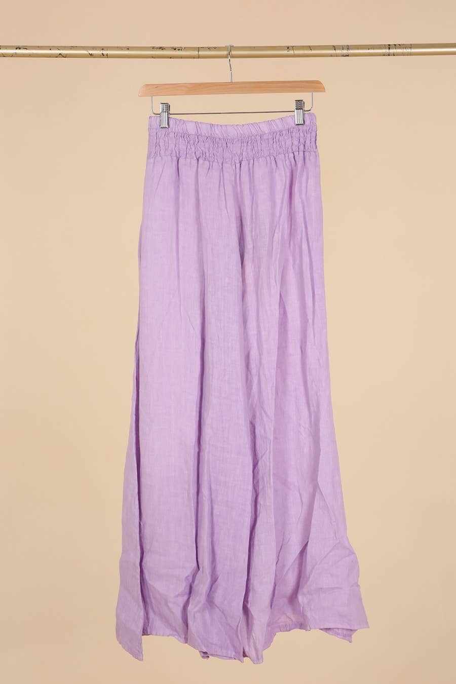 la maison des fibres naturelles - Wholesale Pants - Women's - Flared linen trousers 66031 100%LINEN28