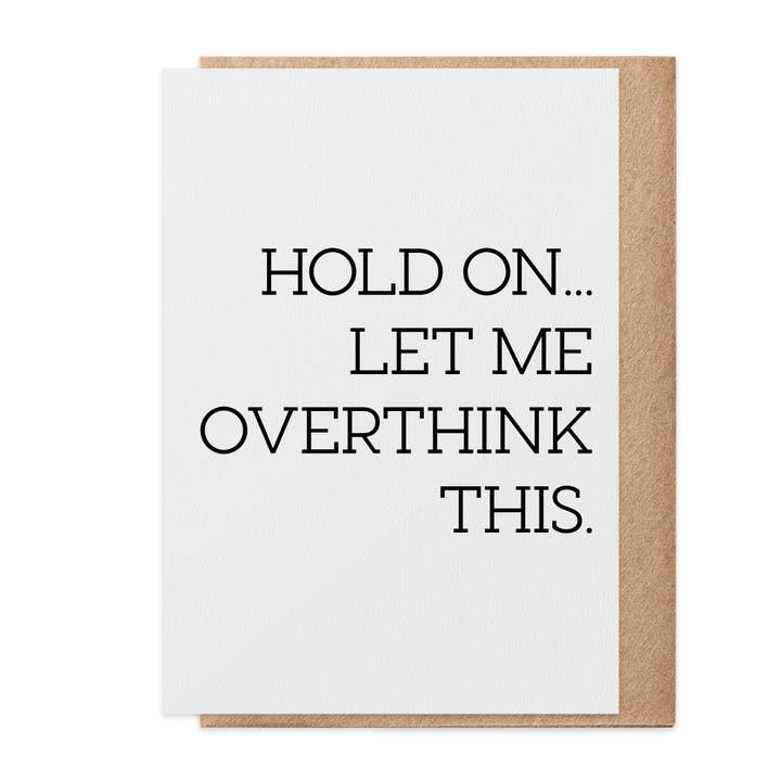 Hold On – Greeting Card for wholesale by Paisley & Parsley