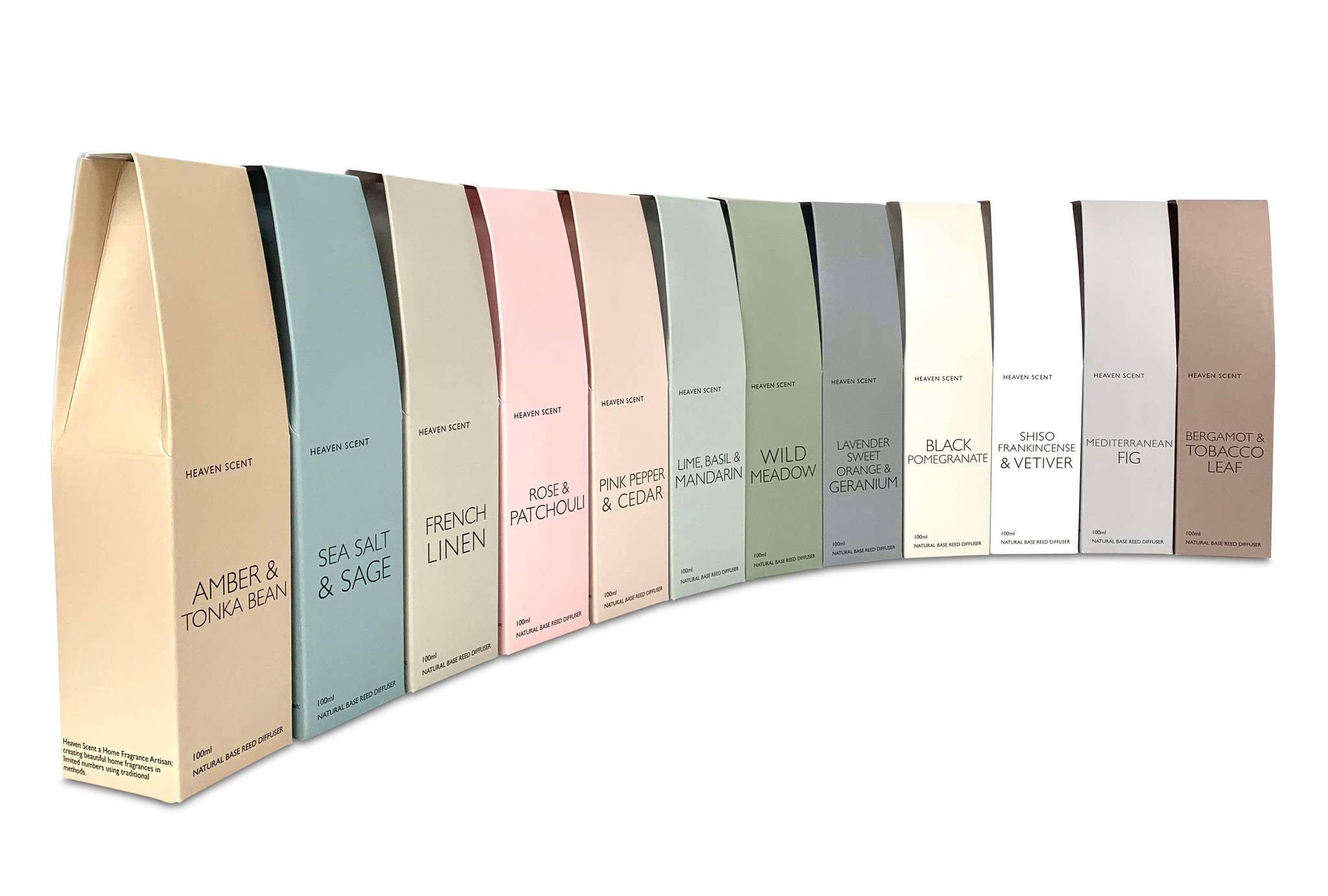 Heaven Scent Incense Ltd - Venta al por mayor Difusores de palitos - Difusor de varillas ámbar de 100 ml - Colección Heritage - SOLO Reino Unido9