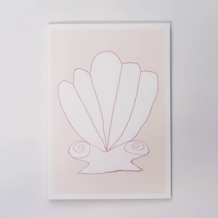 Shell - Tarjeta de Arte Cotidiano para venta al por mayor de Elly Vvaller