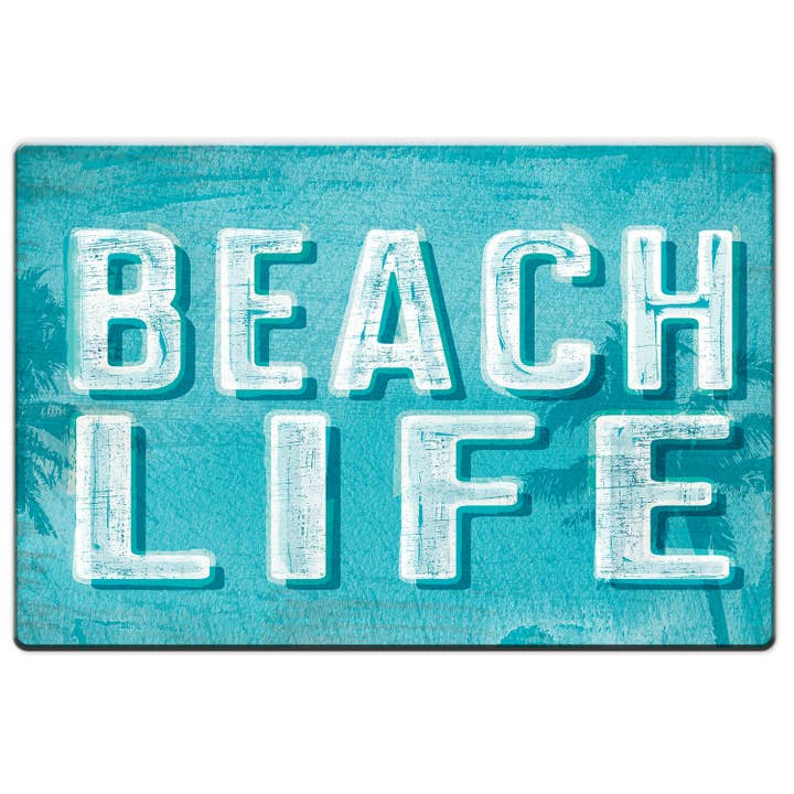 Beach Life 30" x 20" Decorative Comfort Floor Mat for wholesale by Conimar Promotions