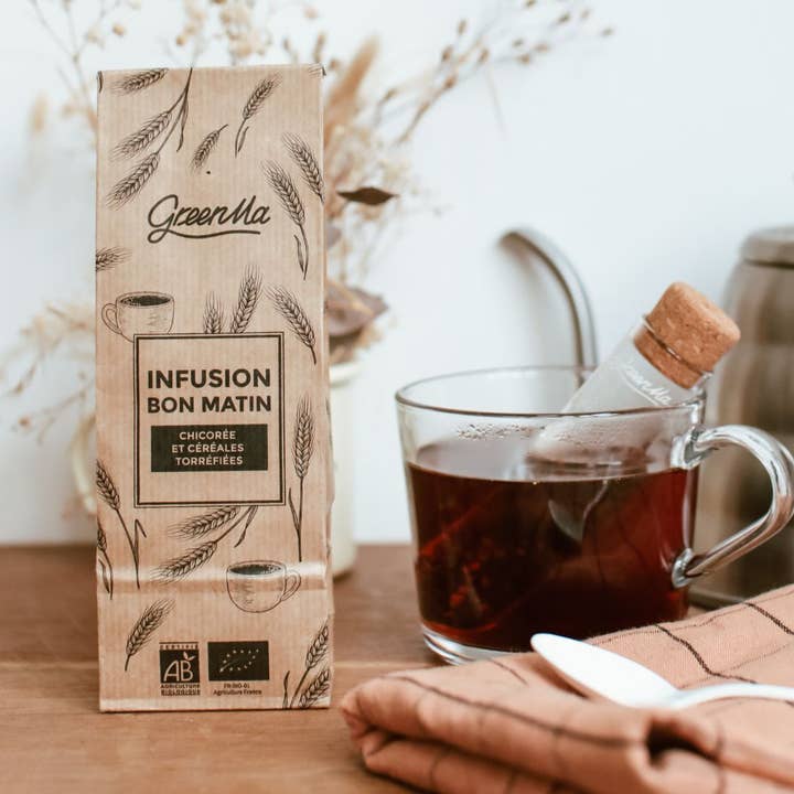 GOOD MORNING INFUSION - ORGANIC ROASTED CEREALS for wholesale by GreenMa