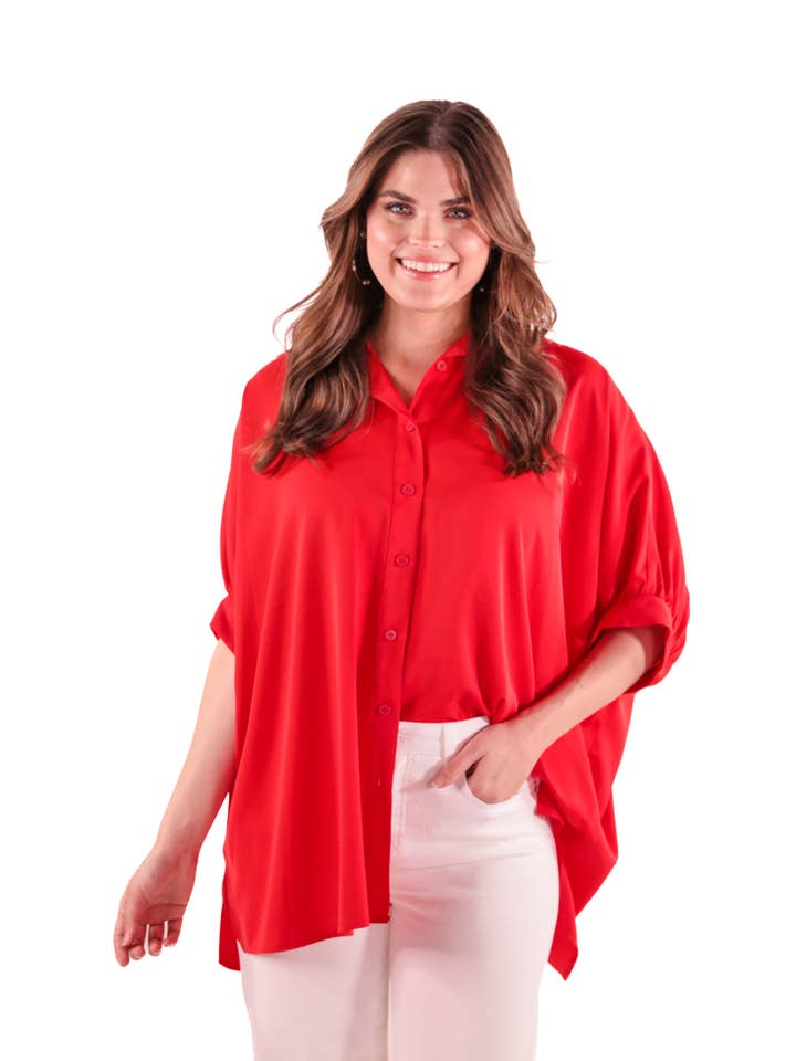 Jess Lea - Wholesale Button Down Shirt - Women's - Oakley Oversized Top12