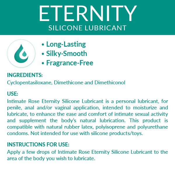 Intimate Rose - Wholesale Personal Lubricant - Eternity Silicone-Based Personal Lubricant
