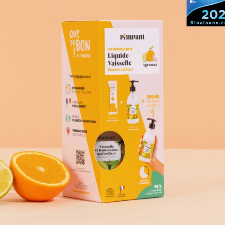 Citrus Dishwashing Liquid Discovery Kit for wholesale by PIMPANT