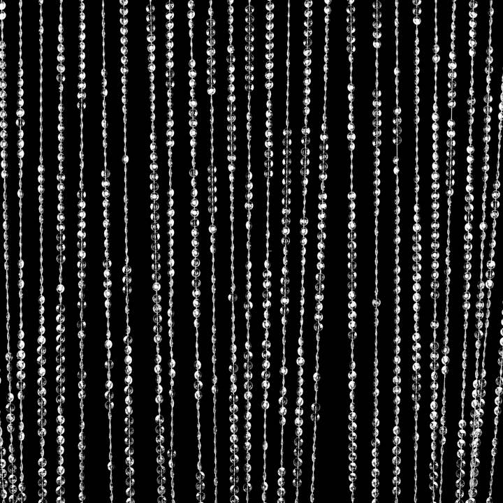 106" Clear Beaded Curtain for wholesale by Winterland Inc.