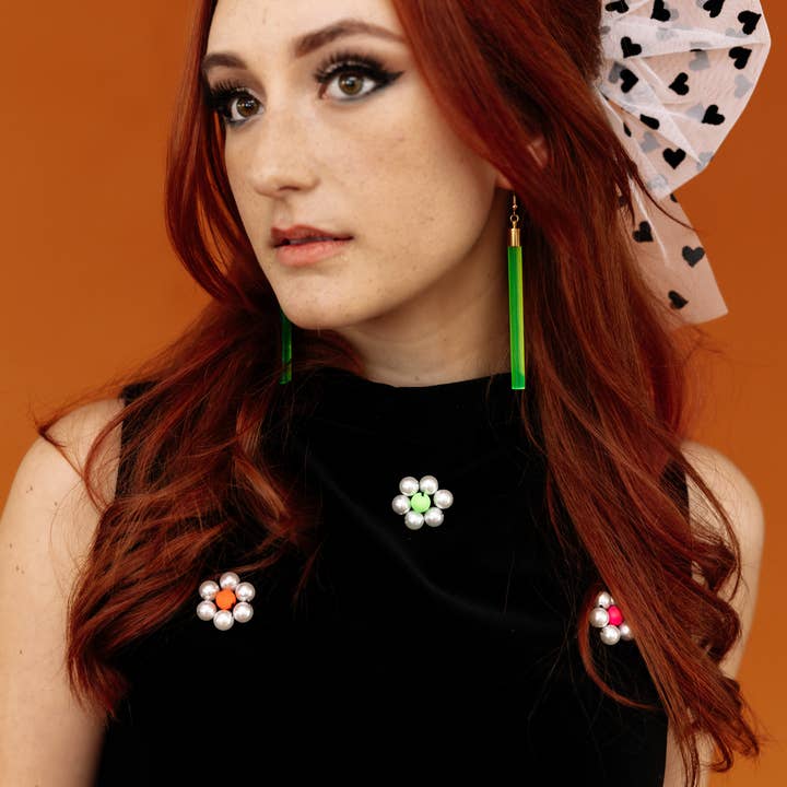 FashionMeme LLC - Wholesale Dangle earrings - Dangle Earrings Lucite Bar - Medium Lightsaber Jewelry4