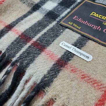 Patrick King Woollen Company - Wholesale Throw Blanket - Thompson Camel Deluxe Highland Blanket