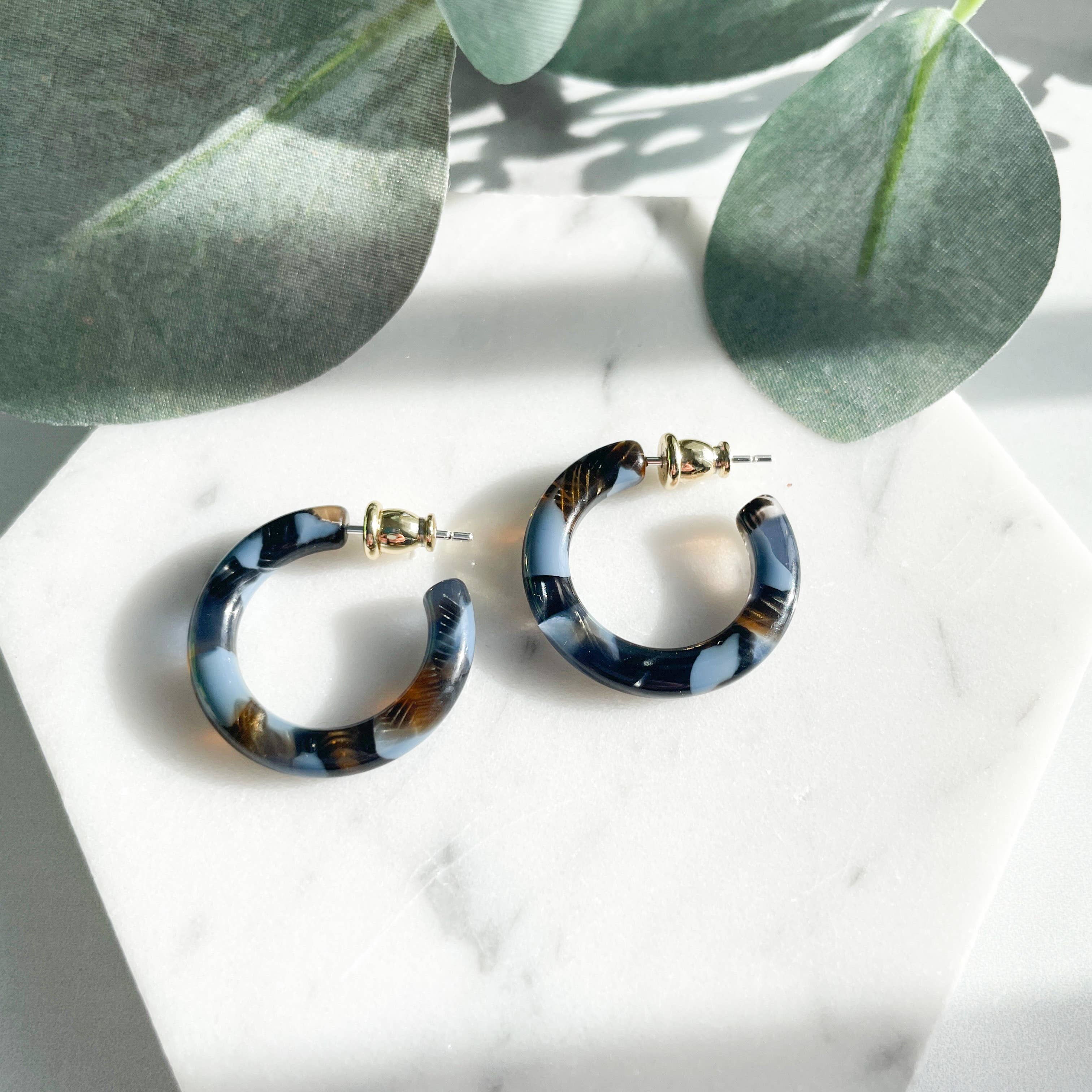 Fenna&Fei - Wholesale Hoop Earrings - Ultra Mini Hoop Collection | Small Italian Acetate Hoops 23