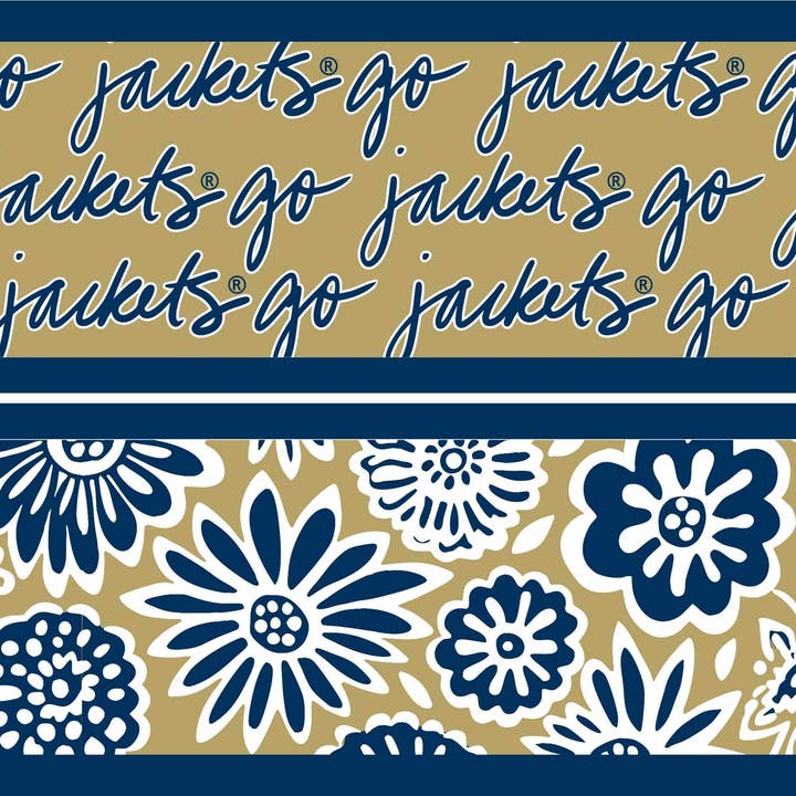 PRÉCOMMANDE Écharpe Fine – Georgia Tech Yellow Jackets pour la vente par Desden